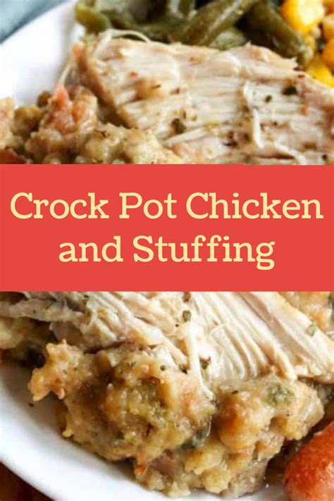 Crock Pot Chicken And Stuffing