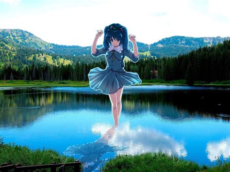 Anime Lake Wallpapers Top Free Anime Lake Backgrounds Wallpaperaccess