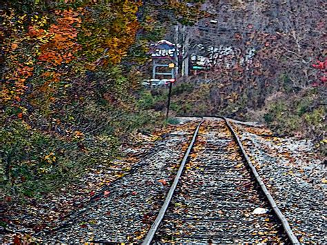 Autumn Railroad Tracks 2 Free Stock Photo Public Domain Pictures