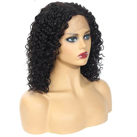 Brazilian Curly Wigs 13x4x1 Lace Frontal Wig 100 Human Hair Wig Kinky Curly Wig Ebay