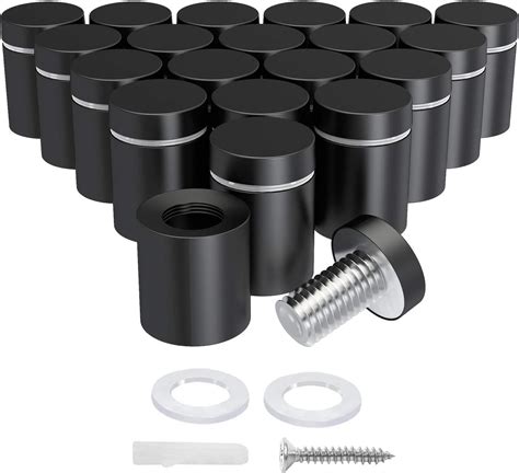 Luckin 20 Pack 12 X 1 Inch Stainless Steel Standoff Screws Mounting