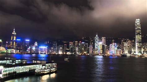 1 Hour Of Busy Victoria Harbor Hong Kong Time Lapse Hd Youtube