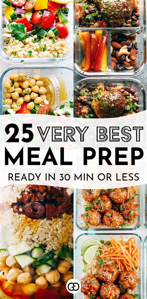 25 Healthy Meal Prep Ideas To Simplify Your Life Recipe Healthy