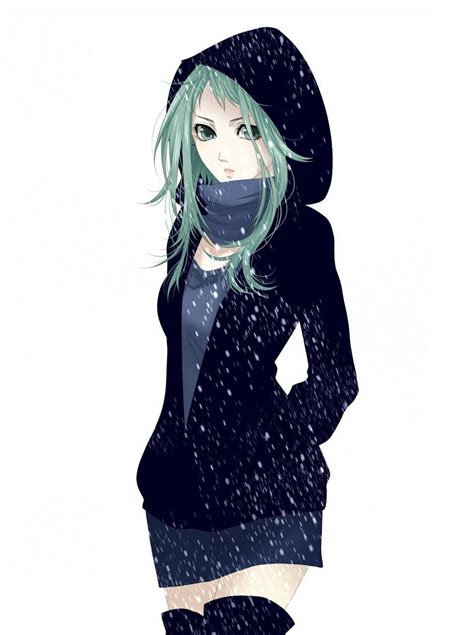 Anime Hoodie Girl Wallpapers Top Free Anime Hoodie Girl Backgrounds