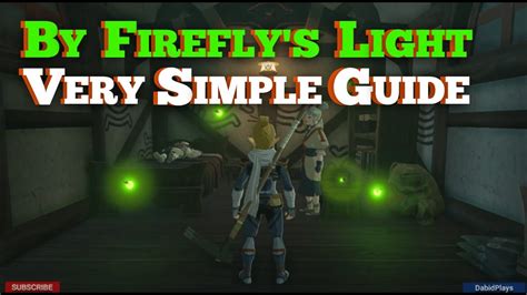 how to begin with the by firefly s light side quest very simple guide kakariko side quest