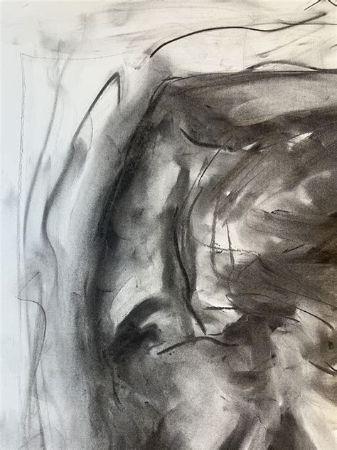 James Shipton Dancer Drawing Charcoal On Paper For Sale At Stdibs