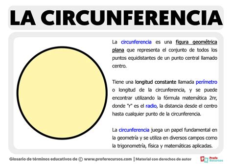 Qué Es La Circunferencia Definición De Circunferencia