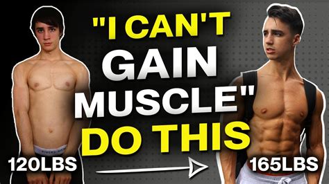 How To Gain Muscle As A Skinny Guy Hardgainer Bulking Tips Youtube