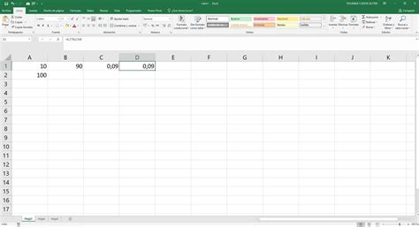 Los Porcentajes En Excel Hoja De Cálculo Cómo Calcularlos