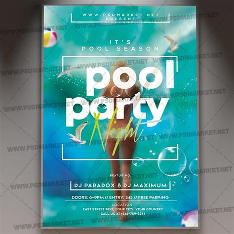 Download Pool Party Flyer Psd Template Softarchive
