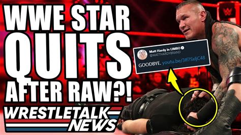 Major Wwe Plans Leaked Wwe Raw Review Wwe Star Quits After Raw