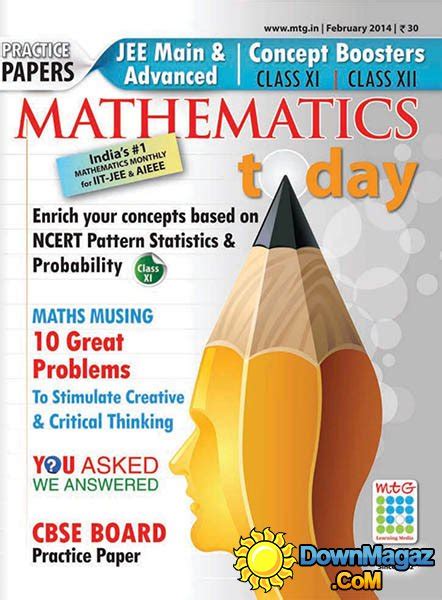 Mathematics Today February 2014 Download Pdf Magazines Magazines