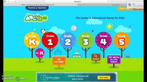 A safe place to play the very best free games! How to use ABCYA.COM in the classroom - YouTube