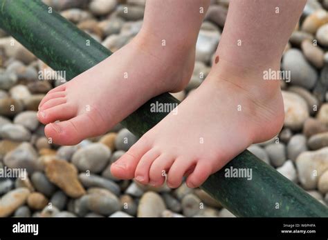 Healthy Happy Feet And Toes Belonging To A Girl Girls Child