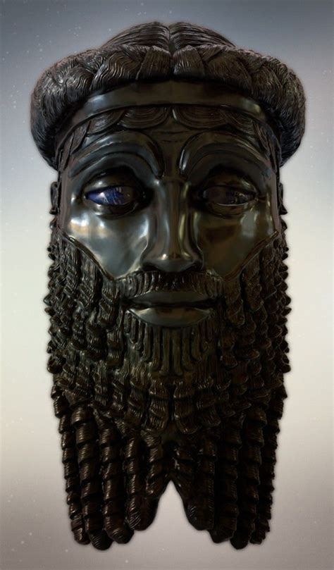 Sargon Of Akkad Bronze Mask Reconstruction Ancient Babylon Ancient