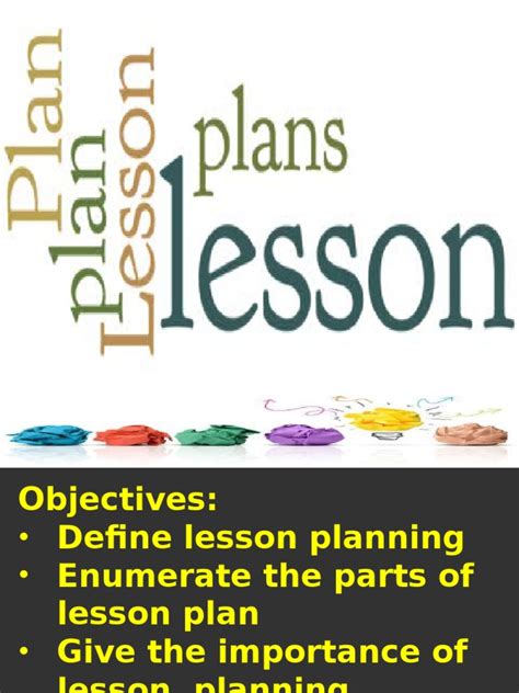 Lesson Planning Powerpoint Lesson Plan Teachers
