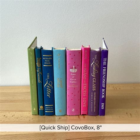 Short Colorful Covobox Hidden Storage Secret Book Box Electronics Hider