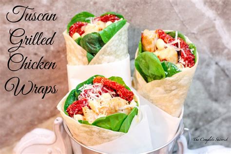 After all the research we've done, we know that while there are many healthy fast food options out there, it might not be easy to find them at first glance. Tuscan Grilled Chicken Wraps - The Complete Savorist