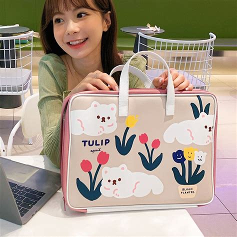 Milkjoy Bentoy Kawaii Laptop Bags Flower Macbook 133 Inch Huawei