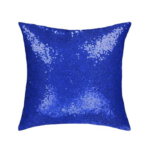 Decorative Square Shiny Sparkling Comfy Sequin Throw Couch Pillow Cover