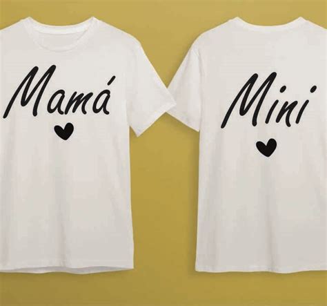 Camiseta Mama E Hija Mama Y Mini Tenvinilo