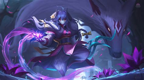 1393563 League Of Legends Lol Video Game Kindred Spirit Blossom