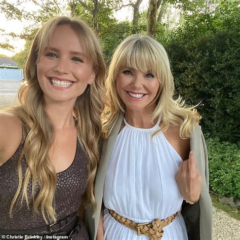 Christie Brinkley 67 Appears Youthful Next To Her Mini Me Model Daughter