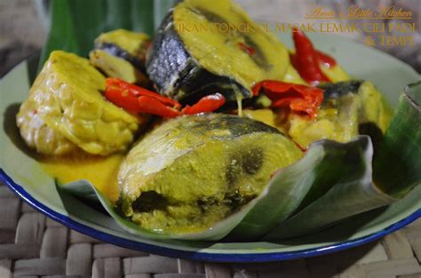 Follow this recipe to learn how to prepare mackerel fish cook with vegetable sprouts. Ikan Tongkol Masak Lemak Cili Padi & Tempe - AMIE'S LITTLE ...