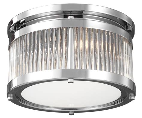 This type of lighting is ideal for rooms that have low hanging ceilings such as smaller rooms. Feiss Paulson Flush Mount 3 Light Bathroom Ceiling Light ...
