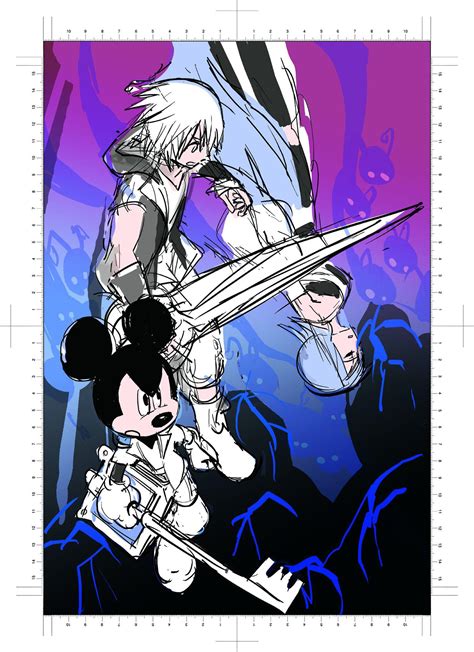 Preview Of The Kingdom Hearts 3 Manga Vol 2 Cover Art Featuring Riku