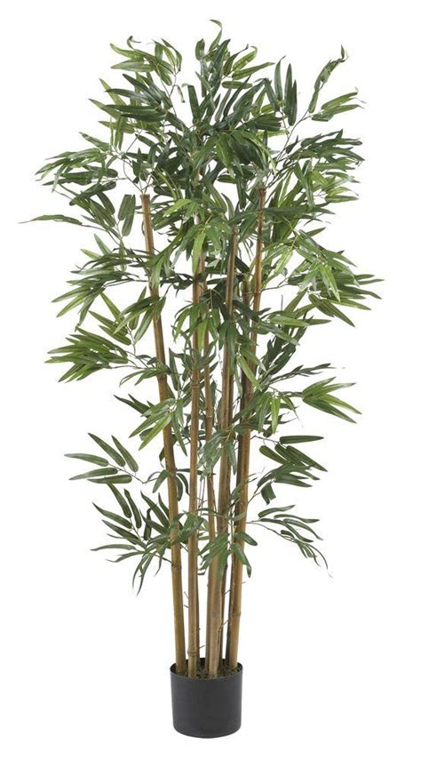 Nearly Natural 4ft Multi Bambusa Bamboo Artificial Tree 48in Green
