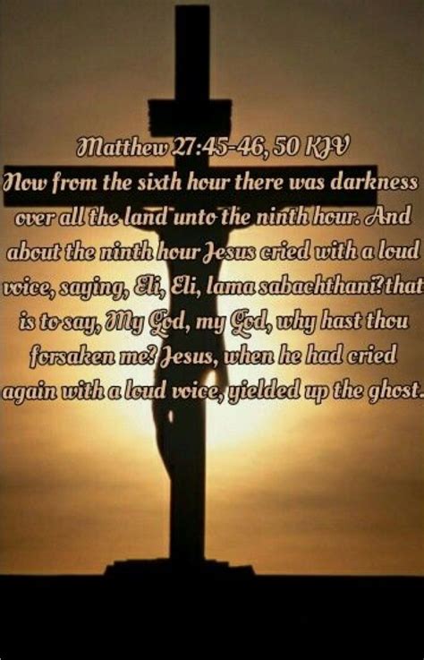 Matthew 27:45-46 Scripture Of The Day, Sacred Scripture, Bible Verses ...