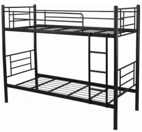 Mild Steel Double Hostel Metal Bunk Bed Without Storage Suitable For
