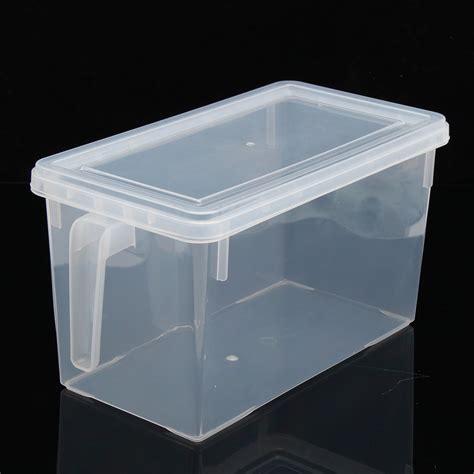 2pcs Kitchen Refrigerator Food Storage Box Case Container Organizer Sealed Plastic Crisper With