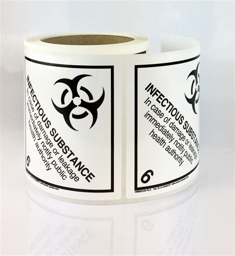 Class 6 2 Label Infectious Substance Label Buy At Stock Xpress