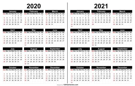 The perfect assortment of free printable 2021 quarterly calendar template can be found with us holidays. 2020 and 2021 Calendar Printable | Calendar printables ...