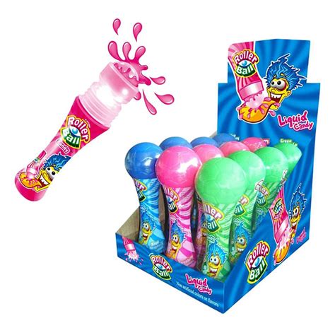 Happiness Usa Rollerball Slime Lickers Candy 12 Pack All Natural Non Artificial