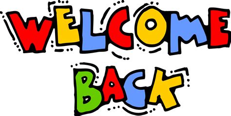 Welcome Back To Work Image Free Download On Clipartmag