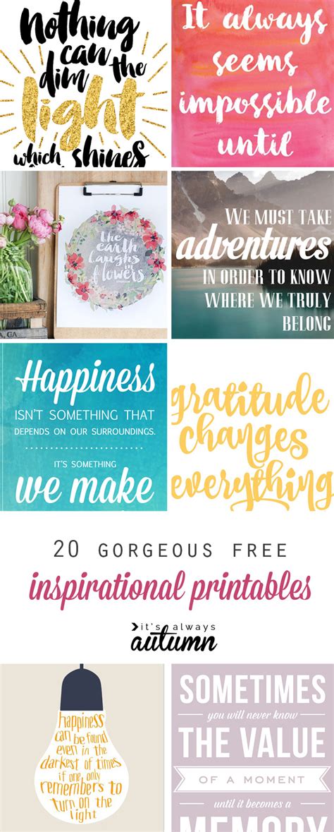 Gorgeous Modern Free Inspirational Quote Printables It S Free Printable Wall Art Quotes