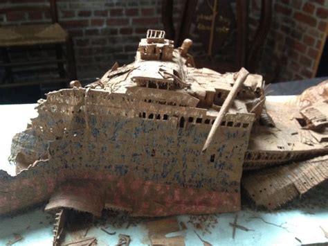 Model of wreck Titanic (Photo's)