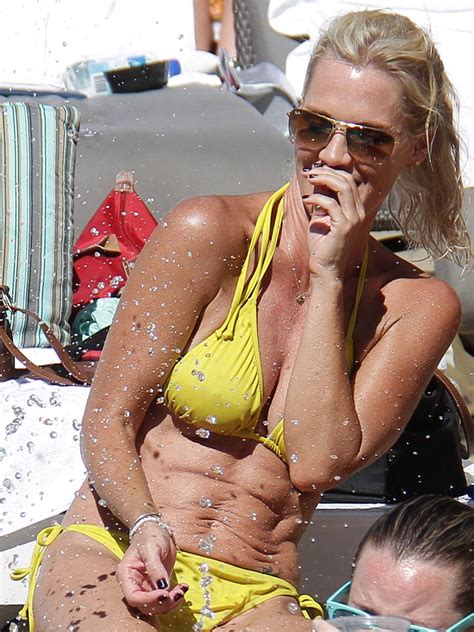 Jennie Garth Hot In A Yellow Bikini Gotceleb