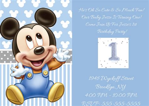 Invitations And Announcements Invitations Baby Boy Onesie Baby Mickey