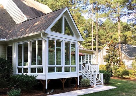 If you live in an area which experiences all four seasons, you should look into having a four season sunroom attached to your home. Four Benefits Of Adding A Sunroom Beautiful All Season ...