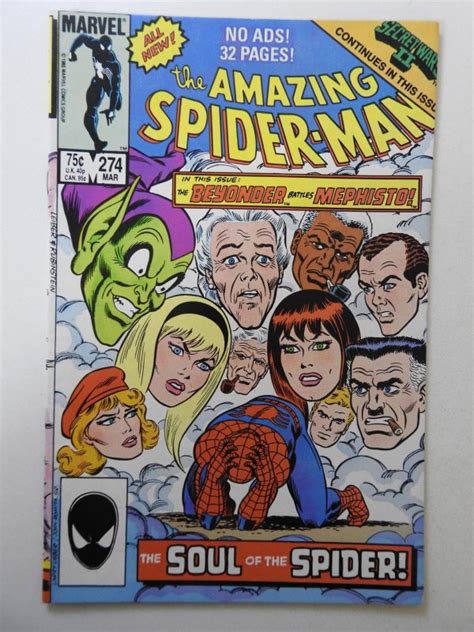 The Amazing Spider Man 274 Direct Edition 1986 VF Condition Comic