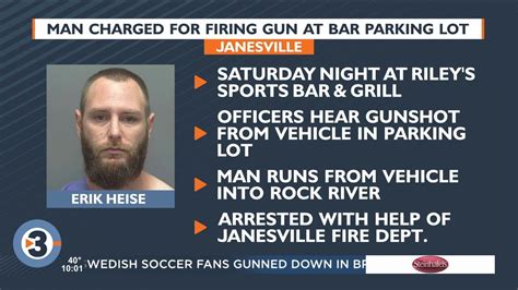 man charged with firing gun during weekend disturbance at janesville bar youtube