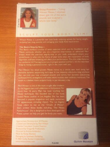 Winsor Pilates Basic Step By Step Vhs Total Body Sculpting Daisy