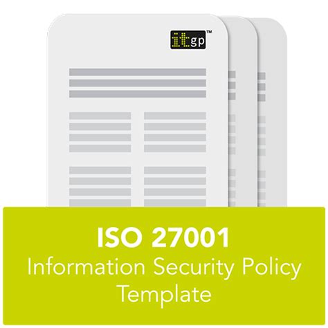 It Governance Publishing Ltd Uk Iso 27001 Information Security Policy