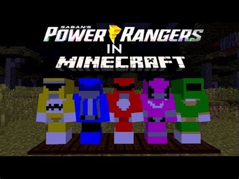 Minecraft Power Rangers Mod Preview YouTube