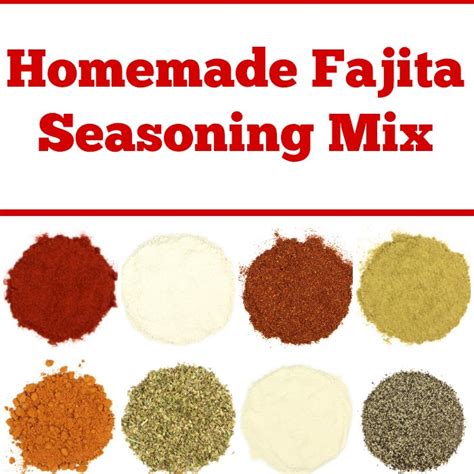 Homemade Fajita Seasoning Mix Crock Pot Ladies
