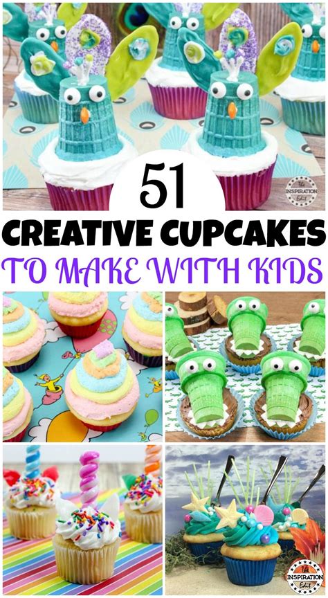 50 Creative Cupcake Ideas To Make With Kids Creative Cupcakes Kid